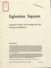 Cover of: Egleston square: integrated design and development plan preliminary objectives