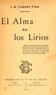 Cover of: El alma de los lirios by José María Vargas Vila