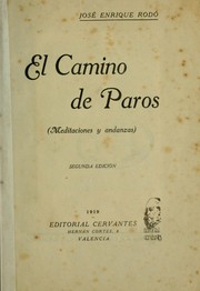 Cover of: El camino de Paros (meditaciones y andanzas)