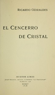 Cover of: El cencerro de cristal