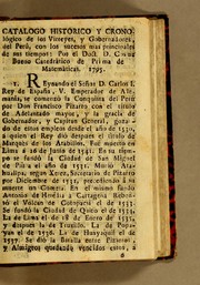 Cover of: El conocimiento de los tiempos, efeméride del año de 1795: tercero despues del bisiesto ... Va al fin el catalogo de los gobernadores, y virreyes del Perú, con los sucesos memorables de sus tiempos