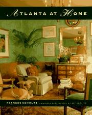 Cover of: Atlanta at home by Frances Schultz