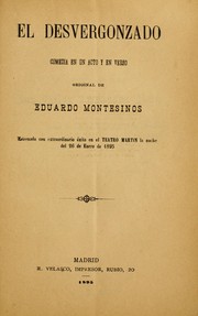 Cover of: El desvergonzado by Eduardo Montesinos López