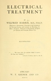 Cover of: Electrical treatment by Wilfred Harris
