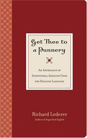 Cover of Get thee to a punnery