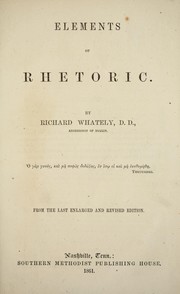 Cover of: Elements of rhetoric