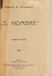 Cover of: "El Hombre" by Horacio B. Oyhanarte