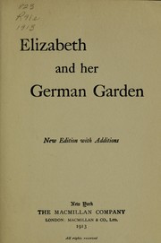 Cover of: Elizabeth and her German garden by Elizabeth