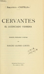 Cover of: El licenciado Vidriera by Miguel de Cervantes Saavedra