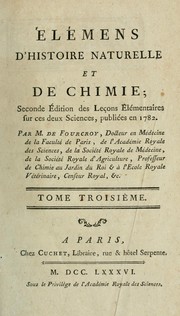 Cover of: Elémens d'histoire naturelle et de chimie by Antoine François de Fourcroy