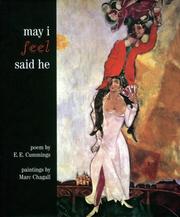 Cover of: May I feel said he: poem
