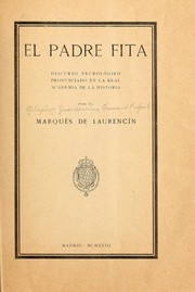 Cover of: El padre Fita