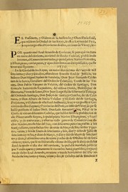 Cover of: El Presidente, y Oidores de la Audiencia, y Chancilleria Real, que reside en la Ciudad de los Reyes, de estos Reynos del Perù: à cuyo cargo està el Govierno de ellos, en inter de virrey, &c. Por quanto en el Real Acuerdo de Govierno, se proveyò vn auto en nueve del corriente, en virtud de reales cedulas, prohibiendo in totum, el comercio con todos, y qualesquiera navios franceses, y estrangeros ..