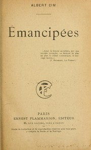 Cover of: Emancipées
