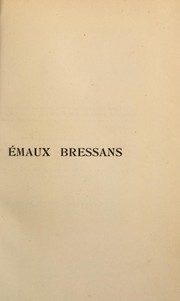 Cover of: Emaux bressans