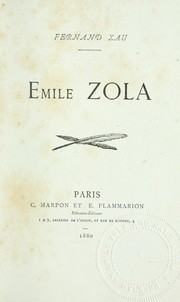 Cover of: Emile Zola