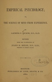 Cover of: Empirical psychology