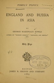 Cover of: England and Russia in Asia