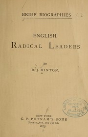 Cover of: ...English radical leaders