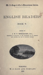 Cover of: English readers by J. M. D. Meiklejohn