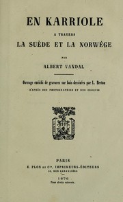 Cover of: En karriole a travers la suede et la norwege