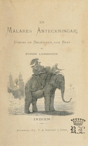 En mȧlares anteckningar by Egron Lundgren