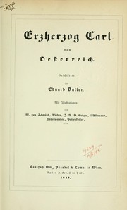 Cover of: Erzherzog Carl von Oesterreich