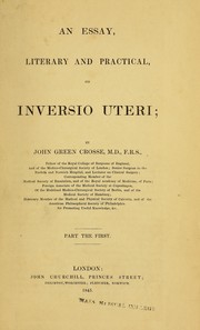 Cover of: An essay, literary and practical, on inversio uteri