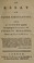 Cover of: An essay on paper circulation