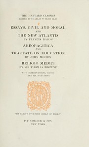 Cover of: Essays, civil and moral: and, The new Atlantis