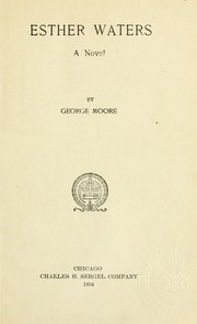 Cover of: Esther Waters, a novel by George Moore
