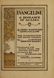 Cover of: Evangeline: a romance of Acadia