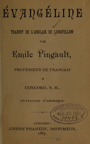 Cover of: Eʹvangeʹline by Henry Wadsworth Longfellow