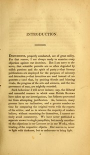 Cover of: Examination of the objections made in Britain against the doctrines of Gall and Spurzheim