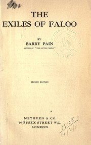 Cover of: The exiles of Faloo by Barry Pain