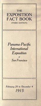Cover of: The Exposition fact book by Panama-Pacific International Exposition (1915 San Francisco, Calif.)