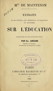 Cover of: Extraits de ses lettres