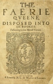 The faerie qveene, disposed into XII. bookes by Edmund Spenser