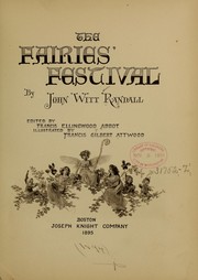 Cover of: The fairies' festival by John Witt Randall