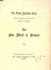 Cover of: The fair maid of Bristow.  1605