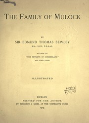 Cover of: The family of Mulock