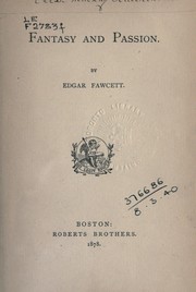 Cover of: Fantasy and passion