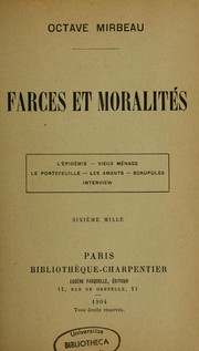 Cover of: Farces et moralités ... by Octave Mirbeau