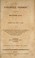 Cover of: A farewell sermon at Braintree, Mass., May 7, 1809