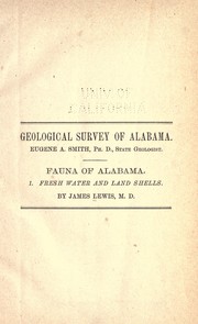Cover of: Fauna of Alabama: 1. Fresh water and land shells