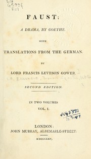 Cover of: Faust by Johann Wolfgang von Goethe