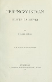 Cover of: Ferenczy István élete és müvei