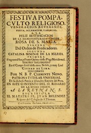 Cover of: Festiua pompa, culto religioso, veneracion reuerente, fiesta, aclamacion, y aplauso by Meléndez, Juan fray