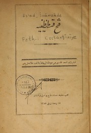 Cover of: Fetḥ-i Ḳosṭanṭīnīye