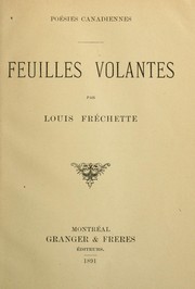 Cover of: Feuilles volantes